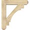 Ekena Millwork Merced Craftsman Rough Sawn Bracket w/ Offset Brace, Douglas Fir, 8"W x 36"D x 40"H BKT0806X36X40MRC04RDF - alternate 3